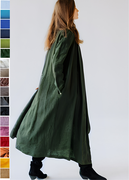 Long Linen Jacket – Timeless Elegance in Every Thread