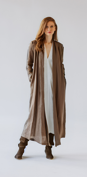 Long Linen Jacket – Timeless Elegance in Every Thread