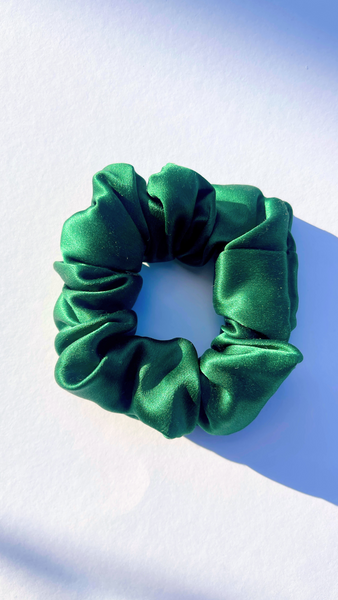 Pure 100% Mulberry silk scrunchie, M size