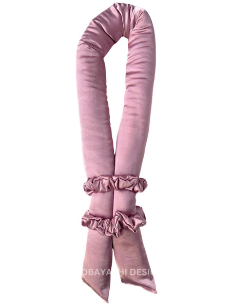 <img alt="ekstra liels zīda matu rulls lokotājs ar lentām, jumbo extra large  heatless curler"
