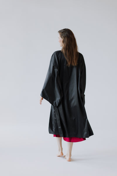 100% Mulberry Zīda Kimono Halāts – Roku Darbs | Viens Izmērs Der Vairumam