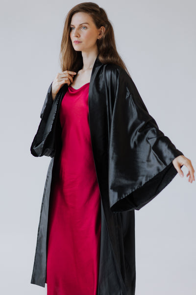100% Mulberry Zīda Kimono Halāts – Roku Darbs | Viens Izmērs Der Vairumam