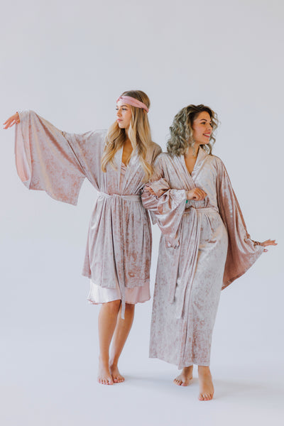 Samta kimono stila rīta halāts – Roku darbs | Viens izmērs der vairumam