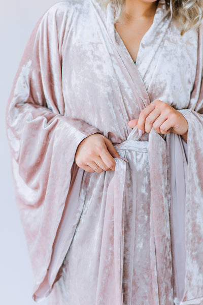 Samta kimono stila rīta halāts – Roku darbs | Viens izmērs der vairumam
