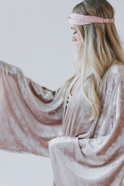 Samta kimono stila rīta halāts – Roku darbs | Viens izmērs der vairumam