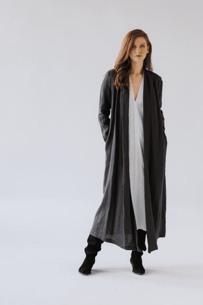 Long Linen Jacket – Timeless Elegance in Every Thread