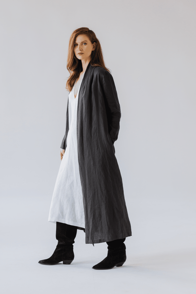 Long Linen Jacket – Timeless Elegance in Every Thread