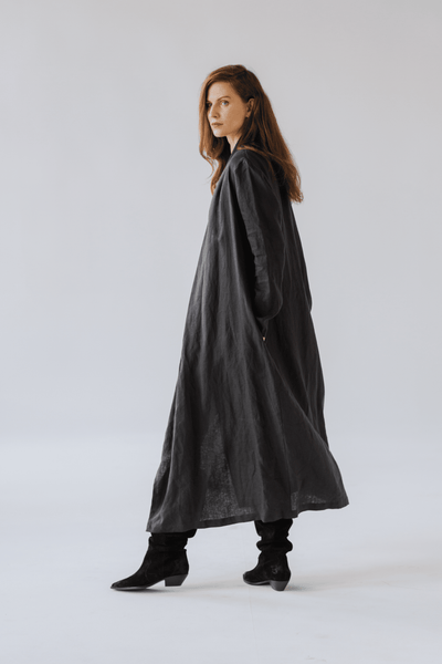 Long Linen Jacket – Timeless Elegance in Every Thread
