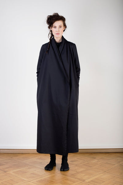 Long beige trench coat  cotton twill minimalist jacket
Maxi black minimalist jacket, maxi length cotton coat, long Sleeve beige Trench Coats w pockets loose gothic autumn  overcoat cardigan