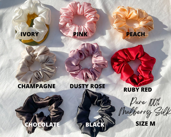 <img alt="zīda matu gumijas  alt="Zīda matu gumijas  mini izmēra S Zīdaini gludi mati"silk  scrunchies "