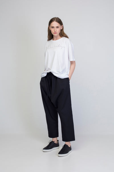 Black Drop crotch  trousers