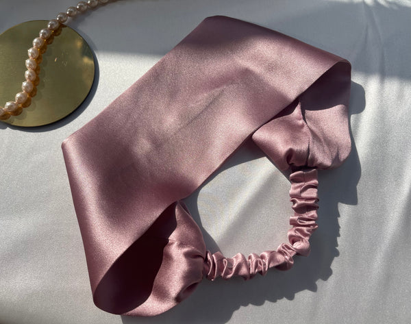 Wide French style Mulberry Silk headband