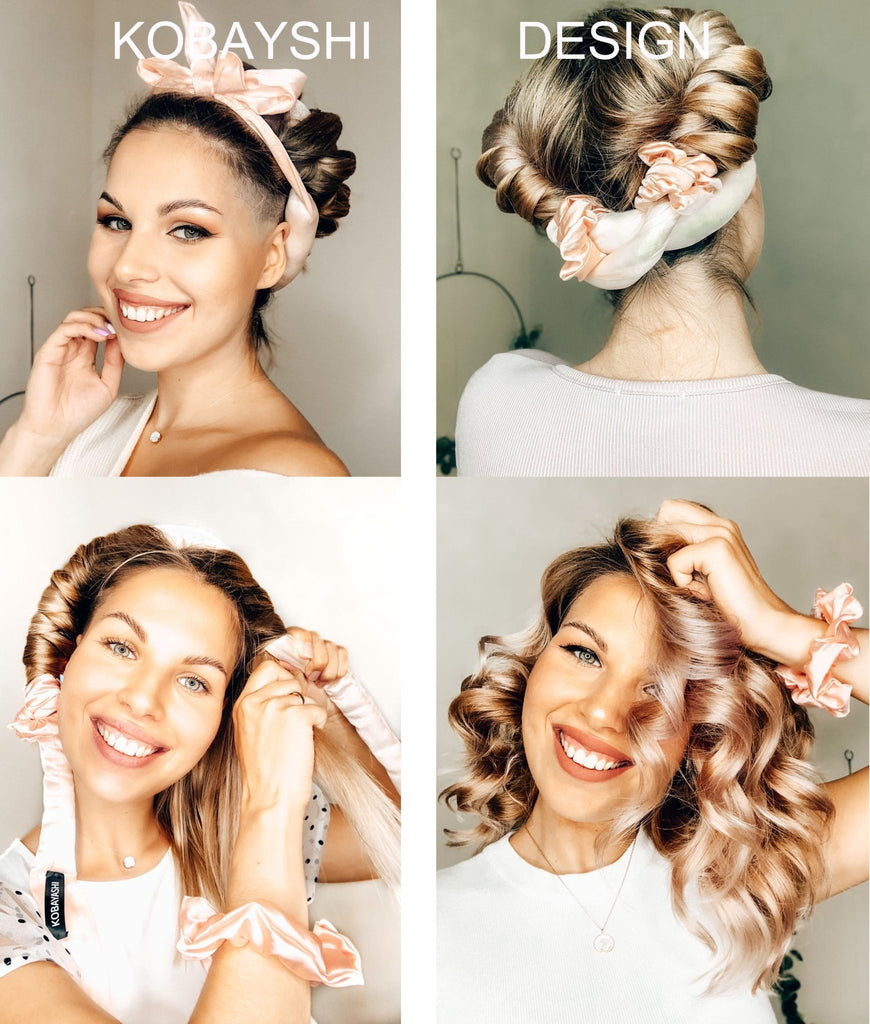 How to reduce frizzy hair with heatless curler