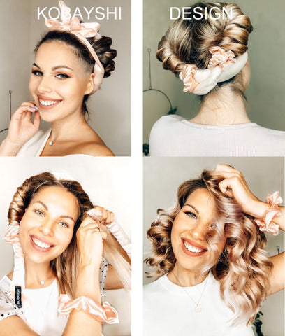 How to reduce frizzy hair with heatless curler
