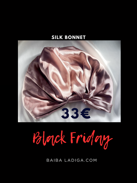 Double layer Mulberry Silk sleeping bonnet - hair turban