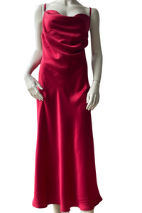 PRE-ORDER – Pure Mulberry Silk Slip Dress with Cowl Neck