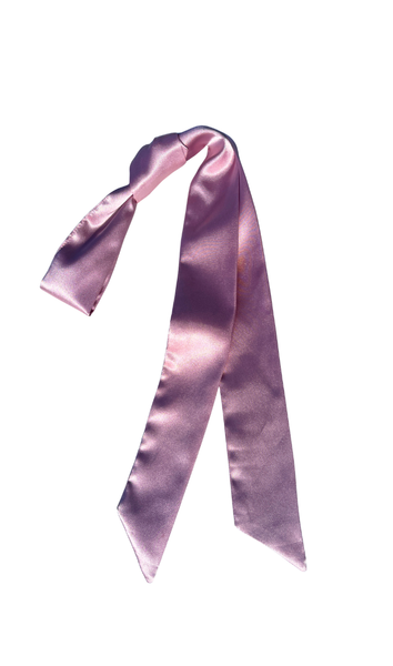 Dabigā zīda gara kakla šalle un matu lente 