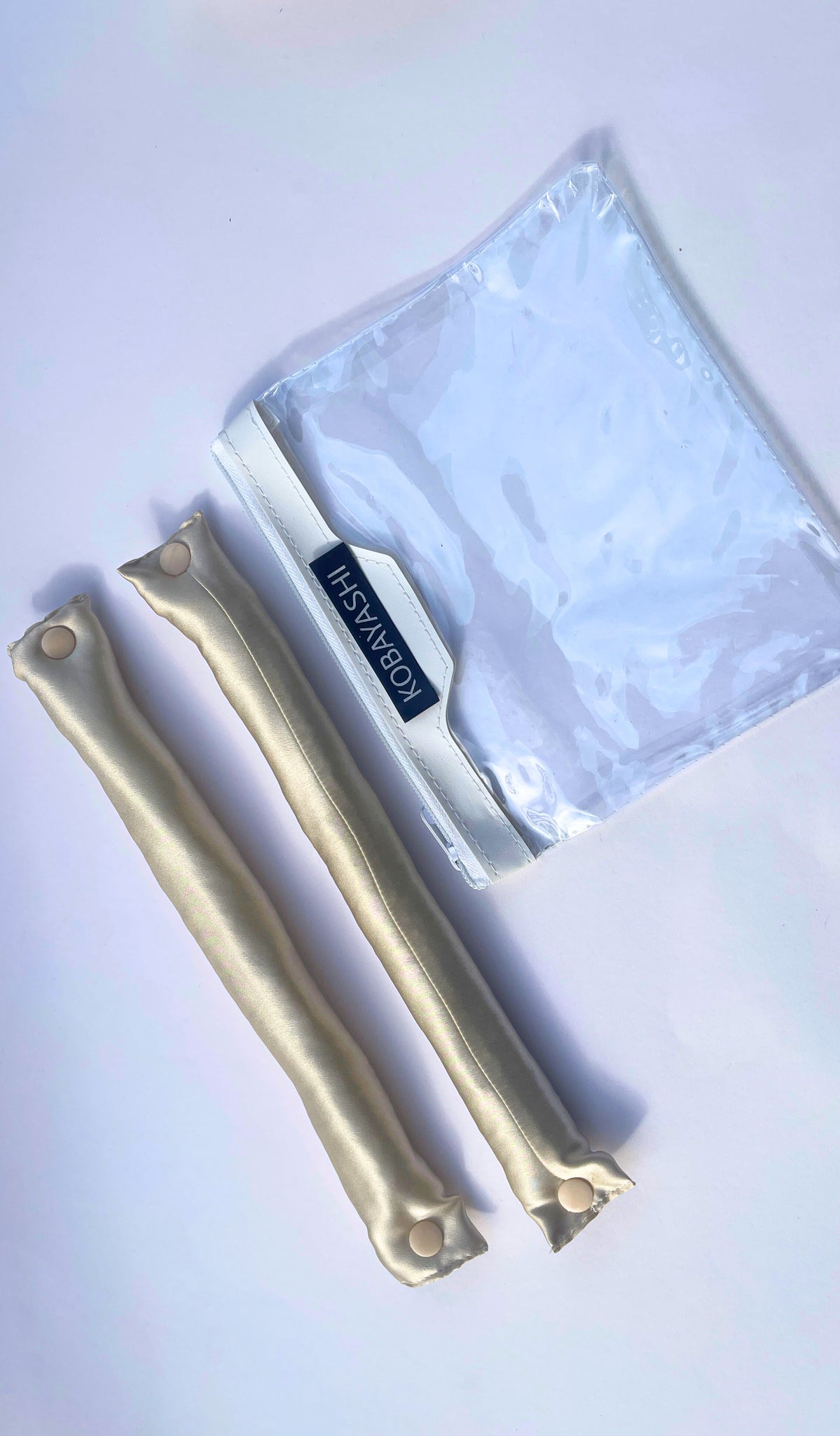 BLOWOUT rollers BLONDE. Silk heatless rods with snap buttons, MULTIWAY USE