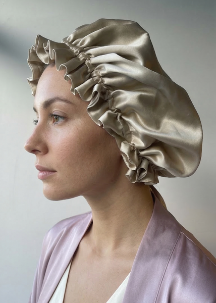 silk bonne zīda miega cepure