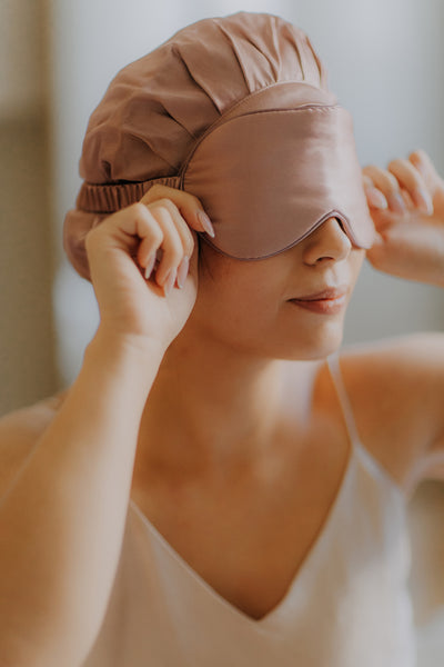 Dabīgā zīda acu miega maska ​​