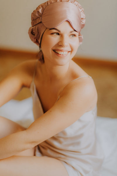 Mulberry Zīda Miega Cepure / Matu Turbāns