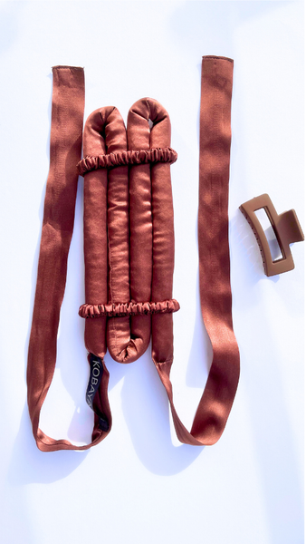 Classic Small size Long Silk Heatless hair curler ribbon with ties,  Curling rod  for tight curls BESTSELLER