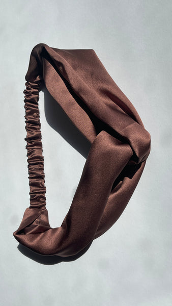 Mulberry silk twist knot headband