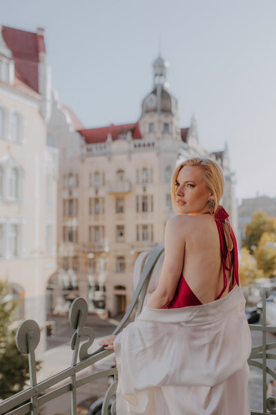 READY TO SHIP Ivory Mulberry silk kimono robe