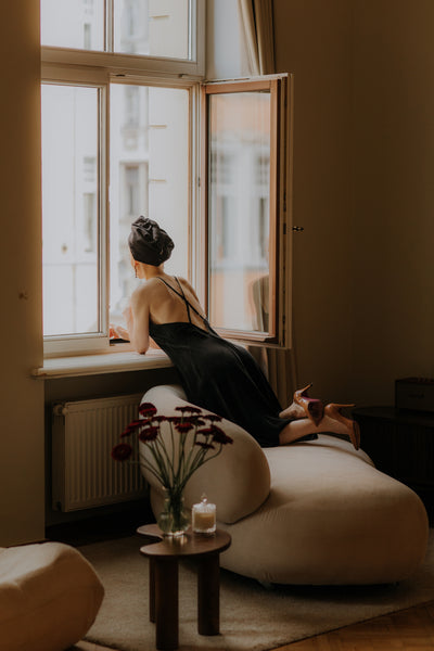 Reversible Mulberry Silk Hair Drying Towel /Double sided Turban