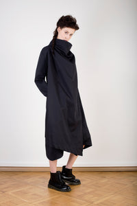 Overlap Cotton Twill Jacket