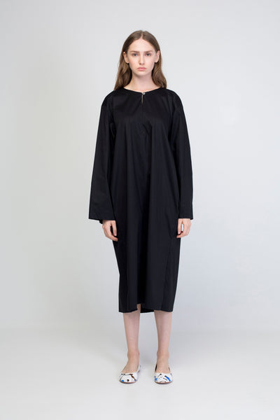 Black Oversize shirt dress