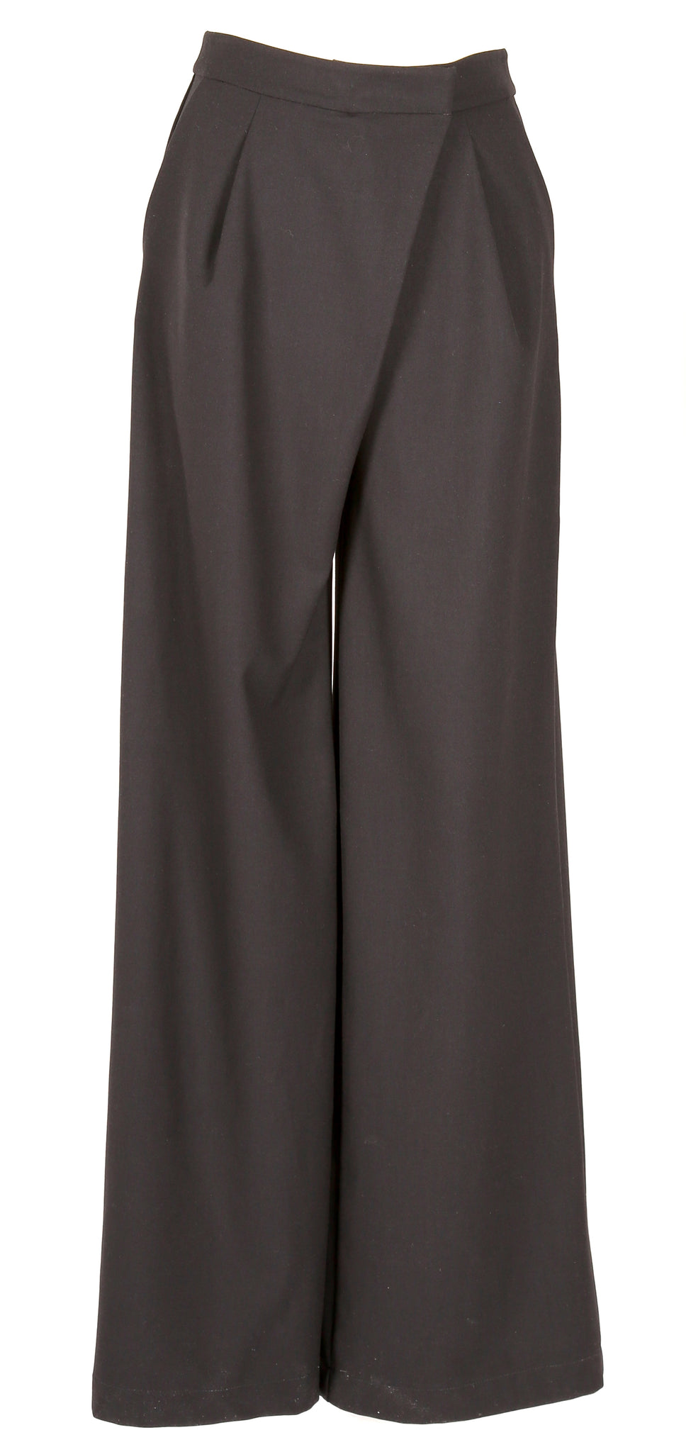 Wide leg  wool trousers